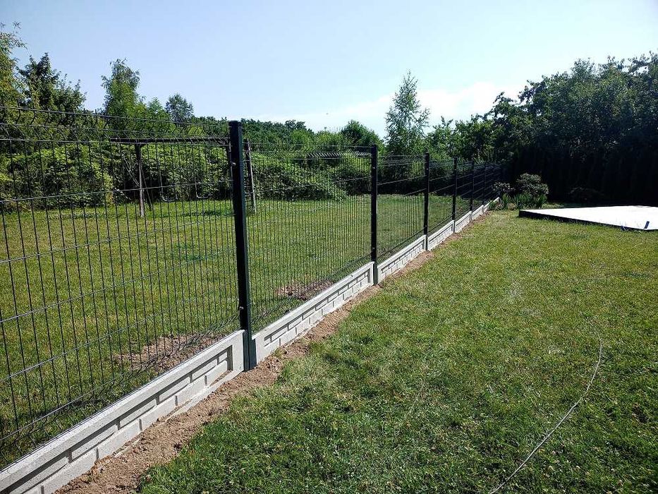 Ogrodzenia betonowe, ogrodzenia panelowe, podmurówka betonowa