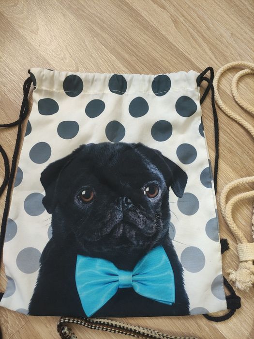 Сумка для обуви в школу тканевая сумка