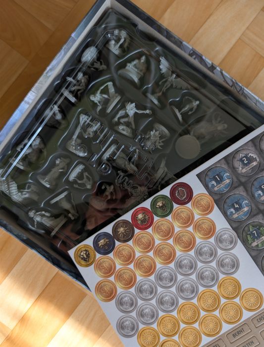 Wiedźmin Stary Świat Deluxe + Kickstarter + Eredin + Metalowe Monety