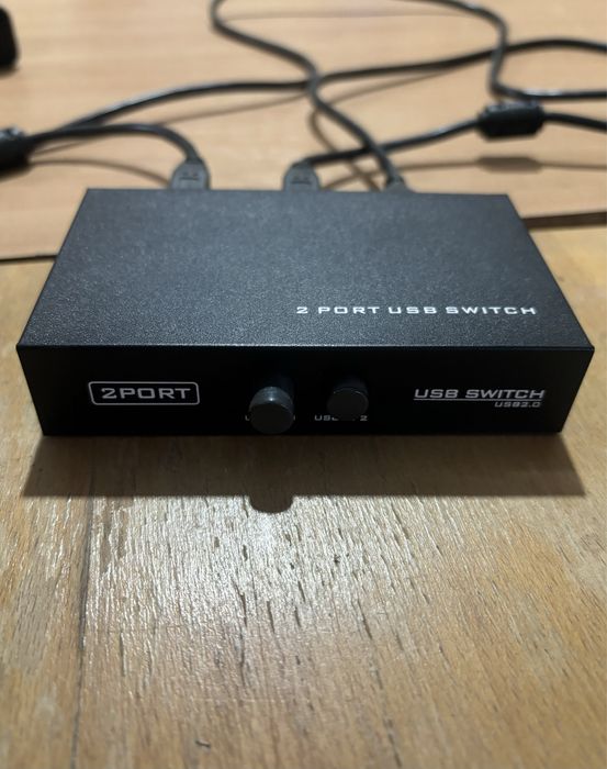 USB 2.0 світч на 2 порта для шаринга принтерів сканерів світч SWITCH