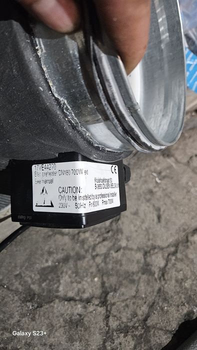 Nagrzewnica wstępna vasco rekuperatora 700w.. . 17VE44270. Nowa!