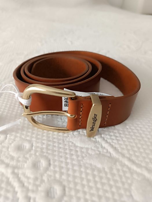 Cinto couro genuíno Wrangler