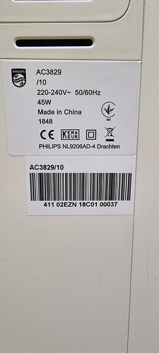 Oczyszczacz powietrza Philips Combi 2w1 AC3829/10 Nawilżanie powietrza