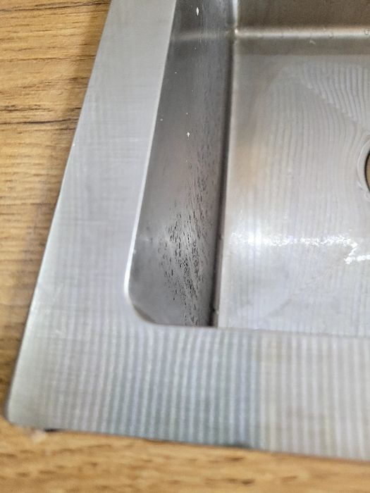 Zlew  stalowy inox 78cmx43cm plus syfon