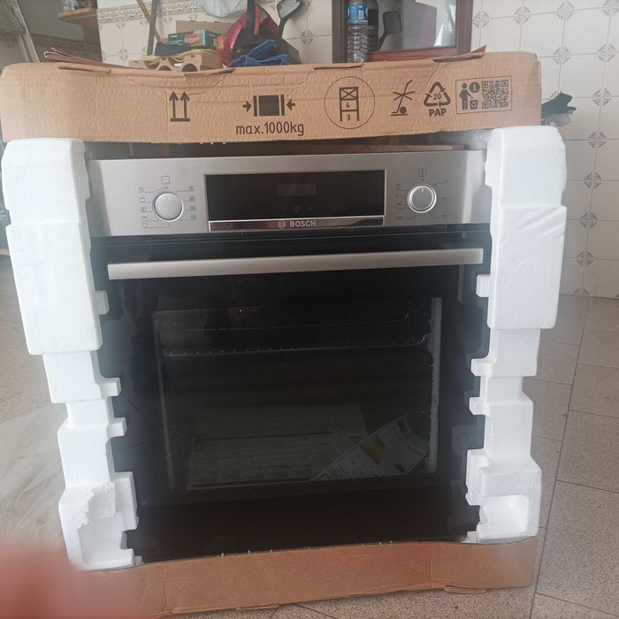Forno elétrico embutir Bosch inox novo