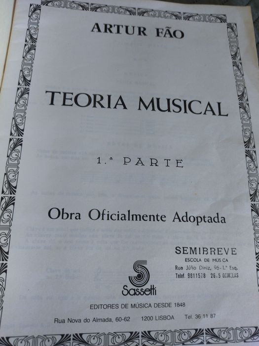 Teoria Musical de Artur Fão