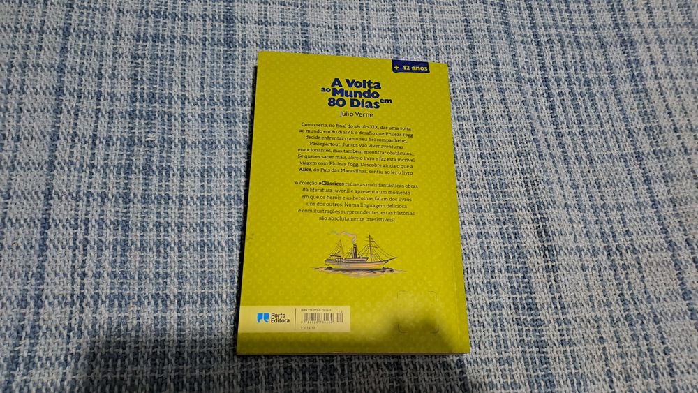 Livro a volta ao mundo em 80 dias