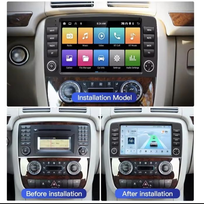Магнитола Android для Mercedes R class w251 ML w164