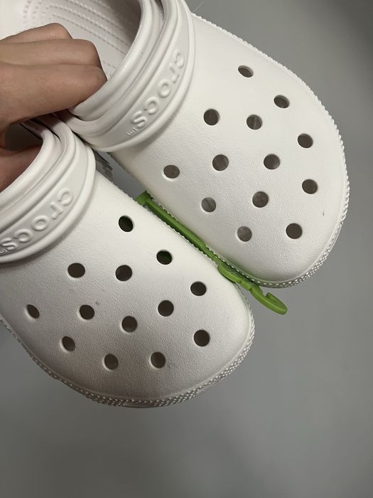 Крокси білі crocs classic 40 41 нові уцінка