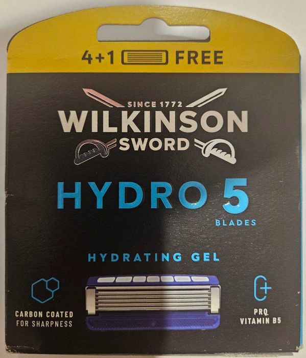 Wilkinson Hydro5  леза для гоління упак, 4, 5, 8 і 12 шт 100% оригінал