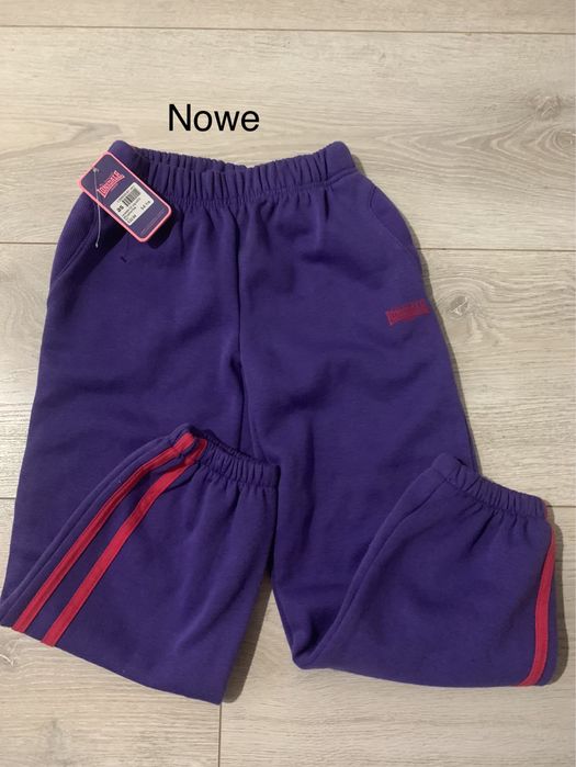 Nowe z metką spodnie dresowe angielskie Lonsdale 5-6lat 110-116cm
