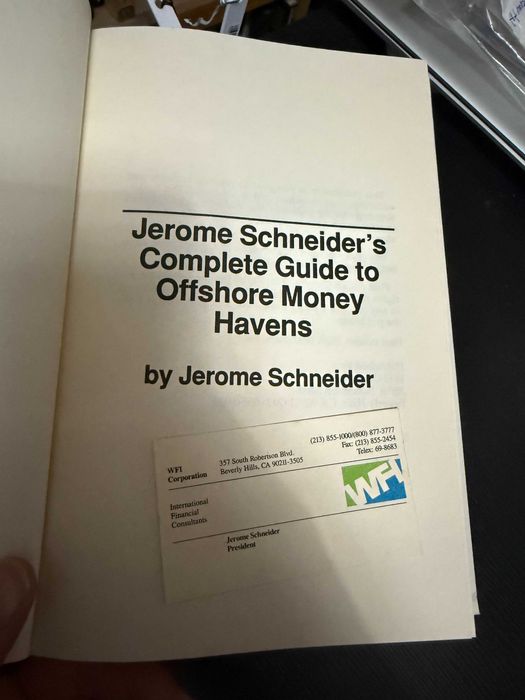 Jerome Schneider – Complete Guide to Offshore Money Havens