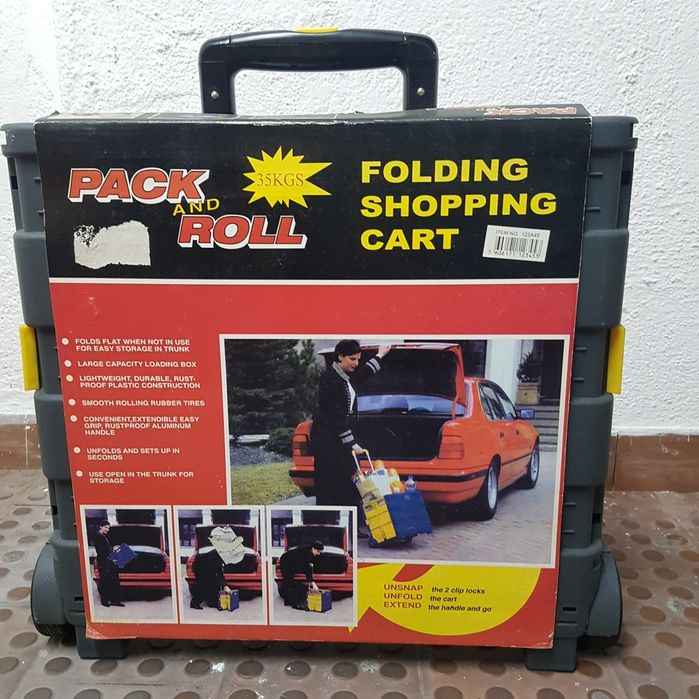 Cesto de compras dobrável capacidade 35 Kg