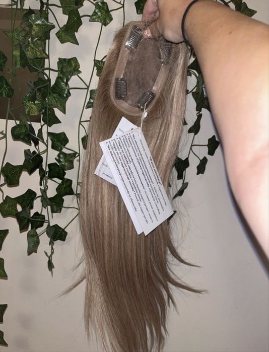 Topper z naturalnych włosów Europejskich!!