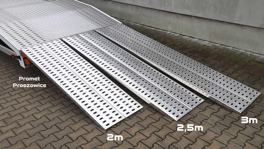 Najazdy Aluminiowe 3m x 32cm LOHR do 2T Podjazdy - Laweta Przyczepa