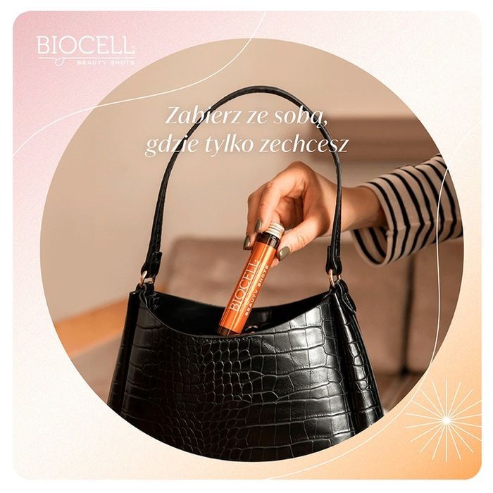 biocell beauty shots, kolagen w płynie, 14 x 25 ml