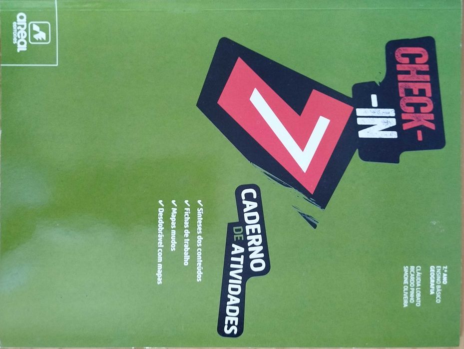 Livros escolares de actividades do 7º ano