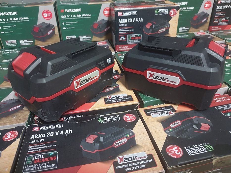 Акумулятор PARKSIDE 20v 4a/h. Дата 2025.год