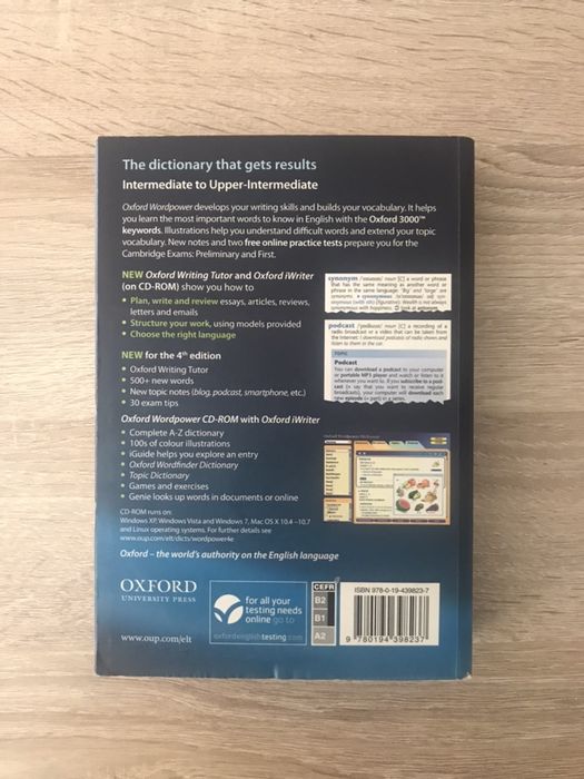 Oxford Wordpower Dictionary