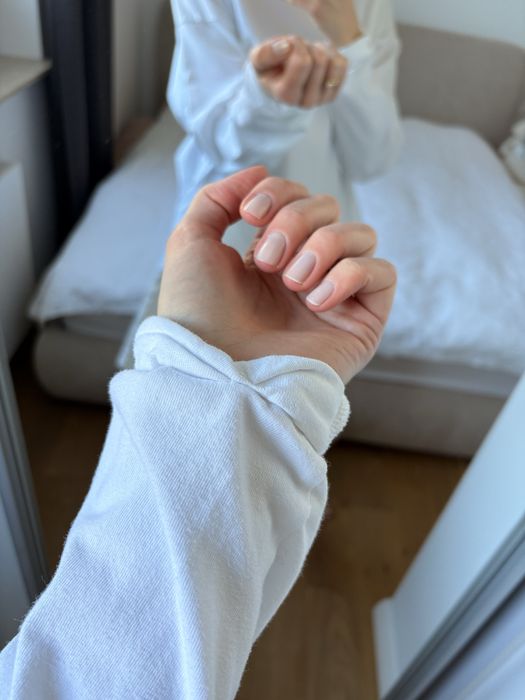 The odder side longsleeve trouble biały oversize