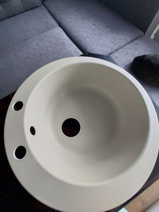 Zlew jednokomorowy okrągły 40cm