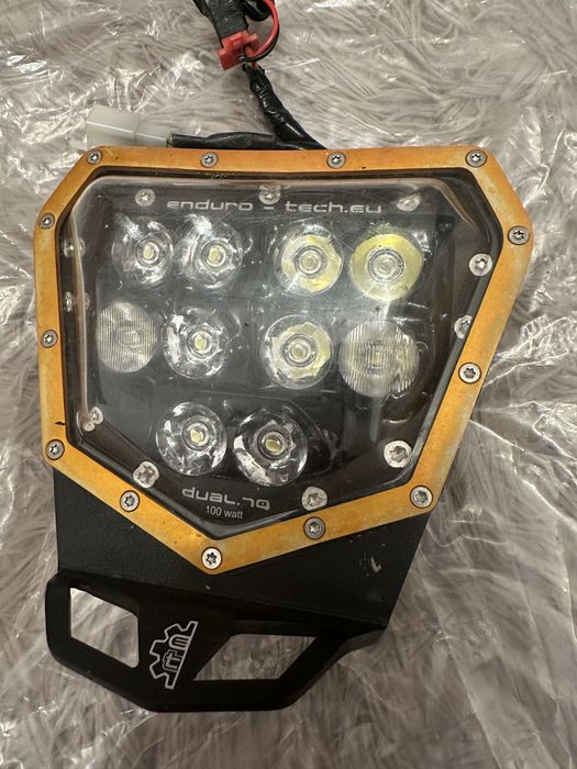 Lampa LED enduro-tech dual 10