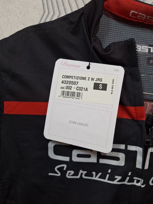 Koszulka rowerowa CASTELLI COMPETIZIONE damska S kolarska szosowa