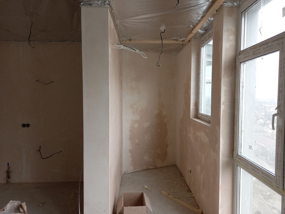 машинная штукатурка.