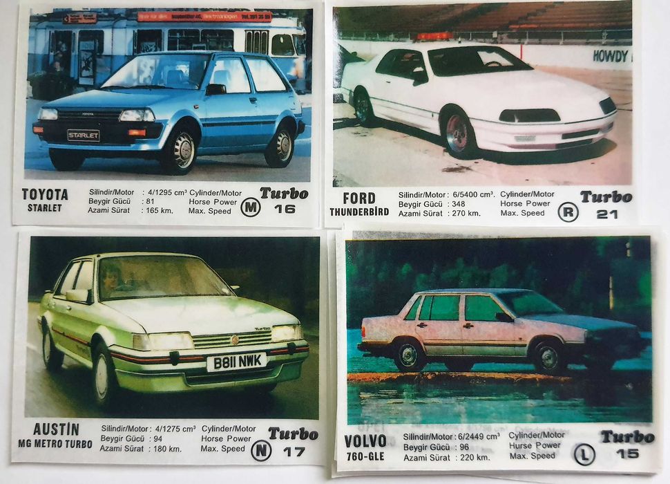Turbo 1-50 вкладиші Turbo gum wrappers: 4 950 грн