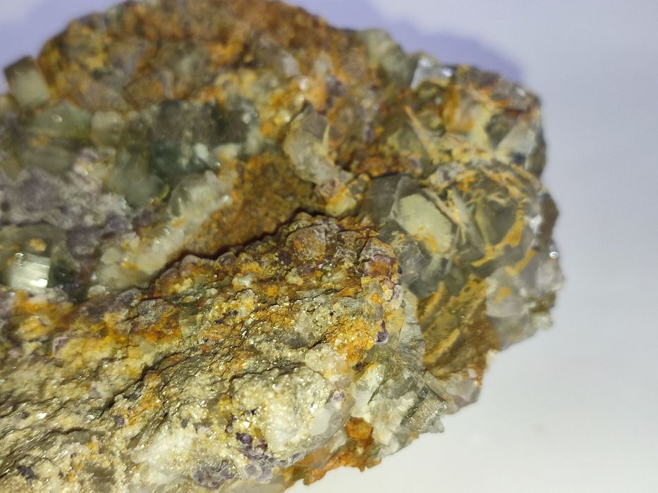 Minerais de coleção Apatite Fluoroapatite Siderite