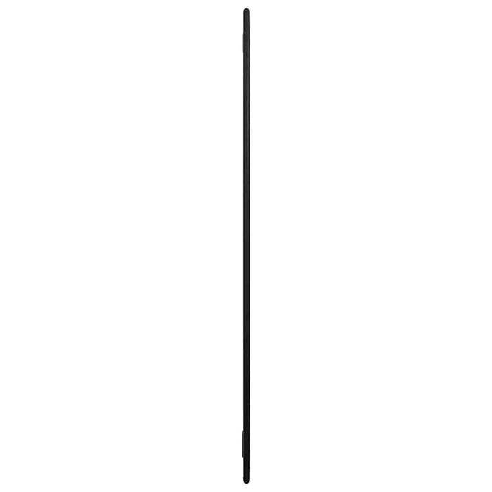 Lustro Ścienne, Czarne, Ø 60 Cm, Okrągłe