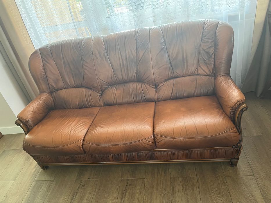 Meble holenderskie - Sofa + dwa fotele