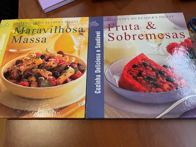 Livros Maravilhosa Massa e Fruta e Sobremesas + Guia dos Barmen