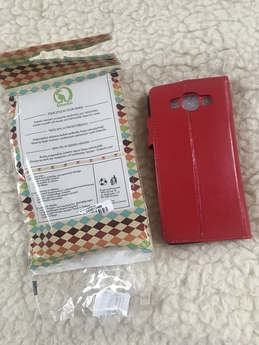 Nowe czerwone etui, case na telefon smartfon GreenGo A5