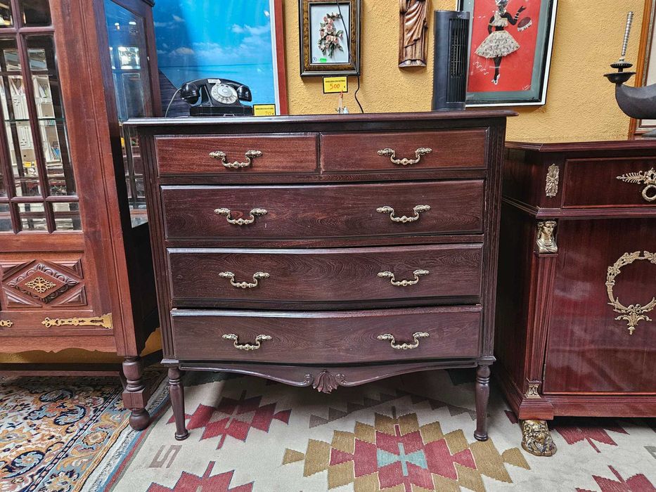 Grande cómoda antiga em madeira - óptimo estado g