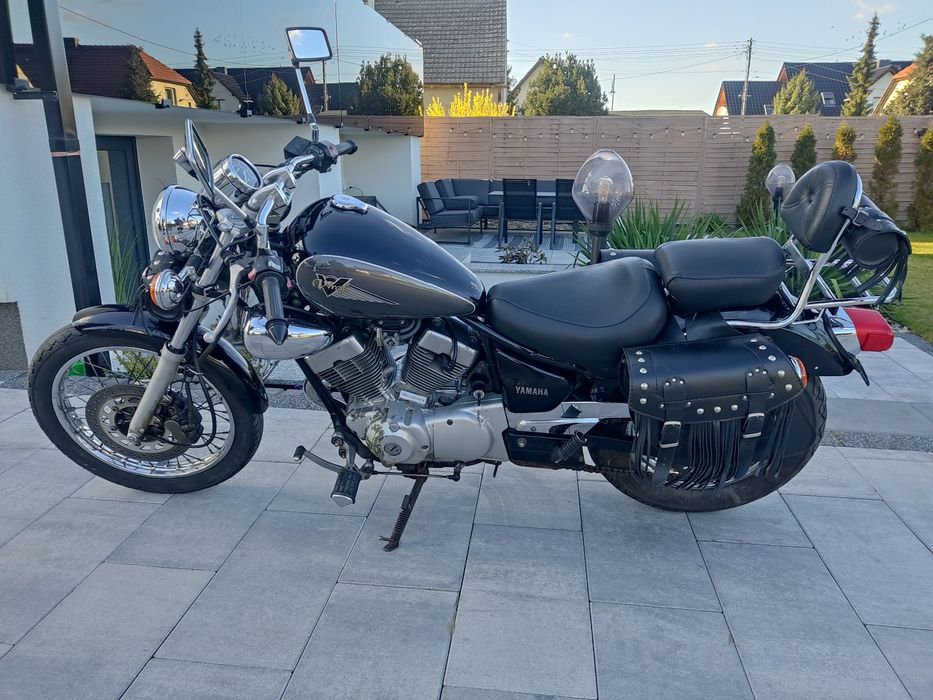 Yamaha Virago 125 ubrana oparcie sakwy piornik shadow Intruder maraude