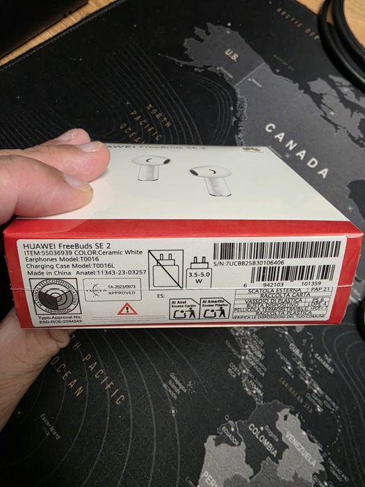 Huawei FreeBuds SE 2 – Novos e Selados – Branco