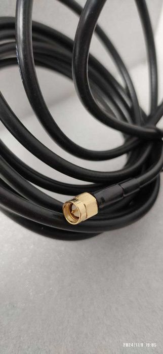 Магнітне кріплення (тримач) антени N-type female з кабелем SMA male 3m