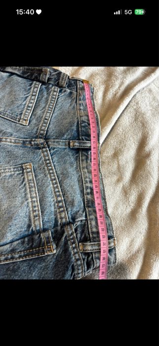 Nowa jeansowa dwukolorowa spódniczka rozmiar 38