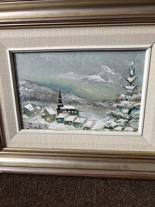 Obraz olejny  sygnowany sztuka do kolekcji