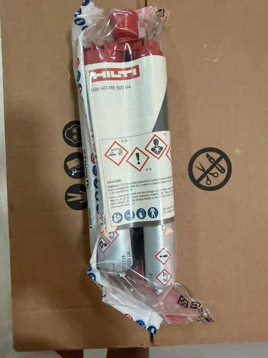 Caixa de 20UN Bucha química HIT-RE500 V4 500ml
