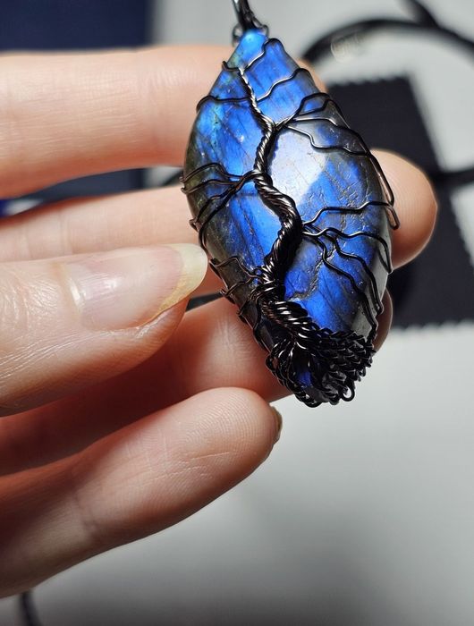 Labradoryt Drzewo Życia – Zestaw Prezentowy XXL