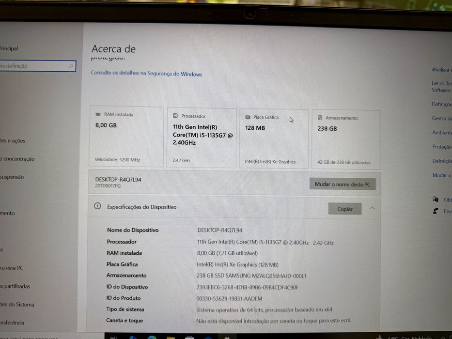 Computador Portátil Lenovo ThinkPad E15 Gen 2