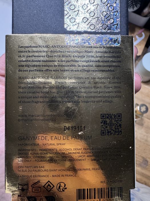 Ganimede eu de parfum
