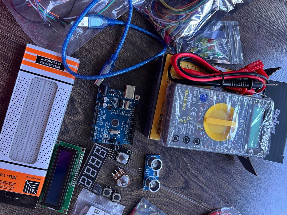 Komplet akcesoriów elektronicznych do Arduino i nauki elektroniki
