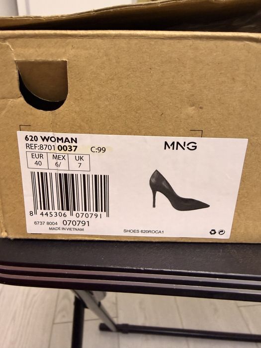 Туфлі лодочки mango манго