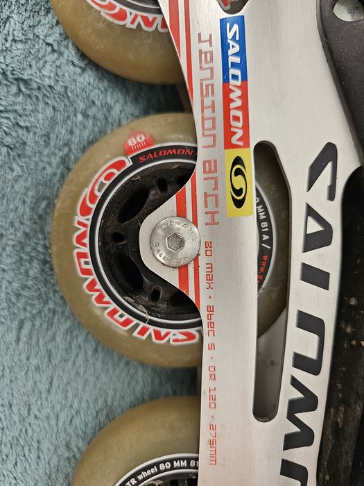 Rolki Salomon Motion 7 męskie 44 abec 5 kółka 80mm