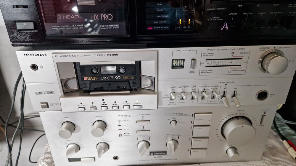 Kaseciak Sony TC-K71 Luxman K112 Pioneer CT W820R  Akai CS 705D