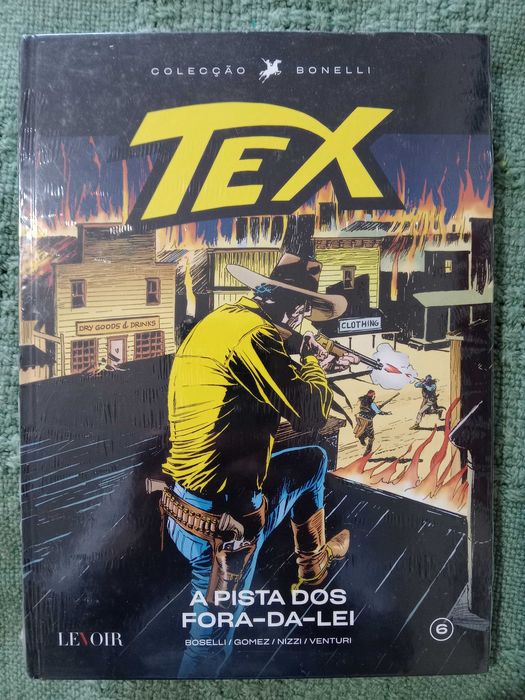 Bd Tex capa dura "A pista dos Fora da Lei" Novo Selado