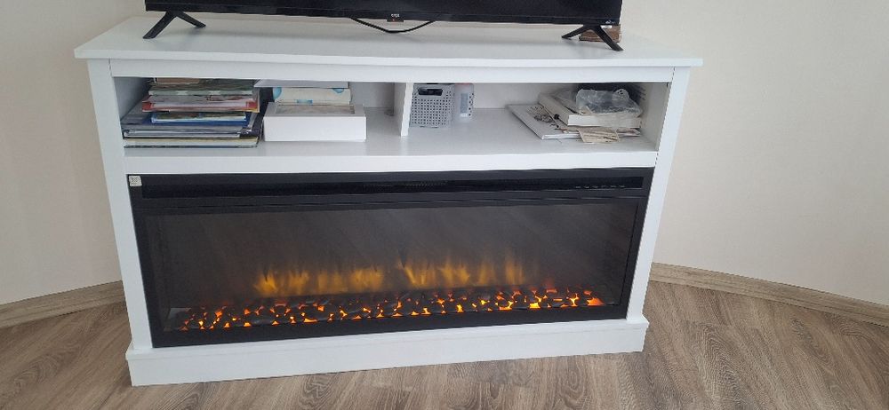 Камінокомплект ,камін,тв тумба з телевізором смарт